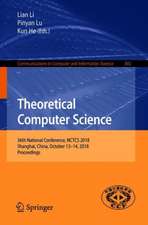 Theoretical Computer Science: 36th National Conference, NCTCS 2018, Shanghai, China, October 13–14, 2018, Proceedings