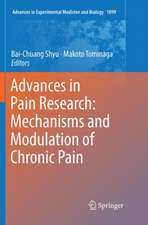 Advances in Pain Research: Mechanisms and Modulation of Chronic Pain