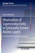 Observation of Superconductivity in Epitaxially Grown Atomic Layers: In Situ Electrical Transport Measurements