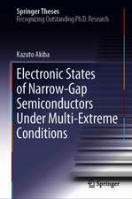 Electronic States of Narrow-Gap Semiconductors Under Multi-Extreme Conditions