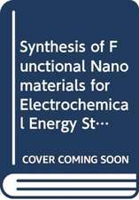 Synthesis of Functional Nanomaterials for Electrochemical Energy Storage