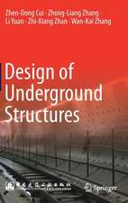 Design of Underground Structures