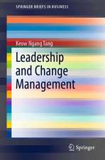 Leadership and Change Management