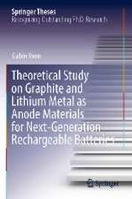 Theoretical Study on Graphite and Lithium Metal as Anode Materials for Next-Generation Rechargeable Batteries