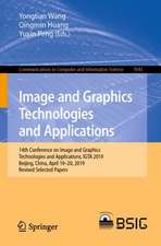 Image and Graphics Technologies and Applications: 14th Conference on Image and Graphics Technologies and Applications, IGTA 2019, Beijing, China, April 19–20, 2019, Revised Selected Papers