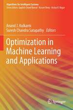 Optimization in Machine Learning and Applications