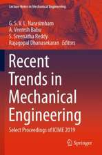 Recent Trends in Mechanical Engineering