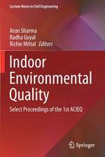 Indoor Environmental Quality: Select Proceedings of the 1st ACIEQ