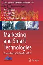 Marketing and Smart Technologies: Proceedings of ICMarkTech 2019