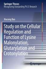 Study on the Cellular Regulation and Function of Lysine Malonylation, Glutarylation and Crotonylation