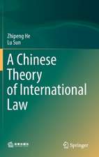 A Chinese Theory of International Law