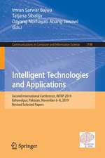 Intelligent Technologies and Applications: Second International Conference, INTAP 2019, Bahawalpur, Pakistan, November 6–8, 2019, Revised Selected Papers