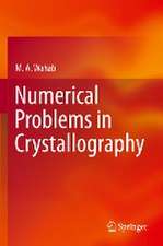 Numerical Problems in Crystallography