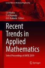 Recent Trends in Applied Mathematics: Select Proceedings of AMSE 2019