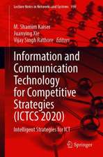 Information and Communication Technology for Competitive Strategies (ICTCS 2020)