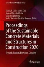 Proceedings of the Sustainable Concrete Materials and Structures in Construction 2020: Towards Sustainable Green Concrete