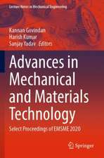 Advances in Mechanical and Materials Technology