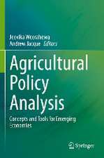 Agricultural Policy Analysis