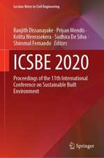 ICSBE 2020: Proceedings of the 11th International Conference on Sustainable Built Environment