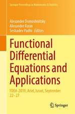 Functional Differential Equations and Applications: FDEA-2019, Ariel, Israel, September 22–27