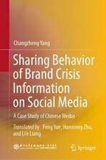 Sharing Behavior of Brand Crisis Information on Social Media: A Case Study of Chinese Weibo