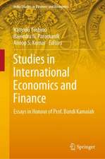 Studies in International Economics and Finance: Essays in Honour of Prof. Bandi Kamaiah