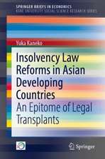 Insolvency Law Reforms in Asian Developing Countries