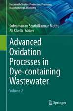 Advanced Oxidation Processes in Dye-Containing Wastewater: Volume 2