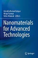 Nanomaterials for Advanced Technologies