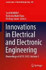 Innovations in Electrical and Electronic Engineering: Proceedings of ICEEE 2022, Volume 2