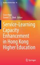 Service-Learning Capacity Enhancement in Hong Kong Higher Education