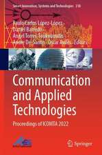 Communication and Applied Technologies: Proceedings of ICOMTA 2022