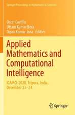 Applied Mathematics and Computational Intelligence: ICAMCI-2020, Tripura, India, December 23–24