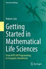 Getting Started in Mathematical Life Sciences