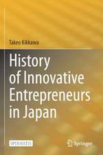 History of Innovative Entrepreneurs in Japan