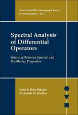 Spectral Analysis of Differential Operators