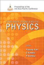 FEW-BODY PROBLEMS IN PHYSICS