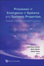 Processes of Emergence of Systems and Systemic Properties: Towards a General Theory of Emergence; Proceedings of the International Conference Castel I