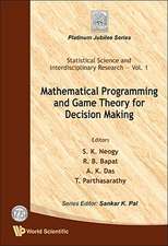 Mathematical Programming and Game Theory for Decision Making