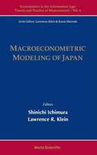 Macroeconometric Modeling of Japan