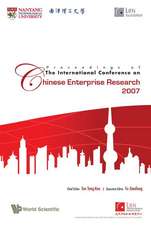 Proceedings of the International Conference on Chinese Enterprise Research