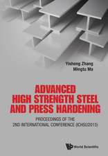 Advanced High Strength Steel and Press Hardening - Proceedings of the 2nd International Conference (Ichsu2015)