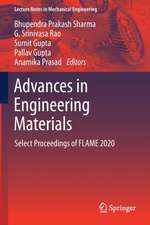 Advances in Engineering Materials : Select Proceedings of FLAME 2020