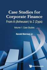 Case Studies for Corporate Finance: From a (Anheuser) to Z (Zyps)