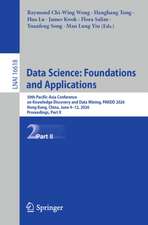 Data Science: Foundations and Applications
