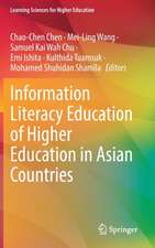  Information Literacy Education of Higher Education in Asian Countries