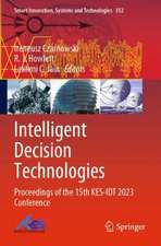 Intelligent Decision Technologies
