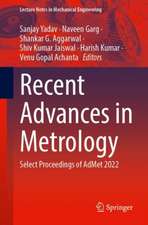 Recent Advances in Metrology: Select Proceedings of AdMet 2022