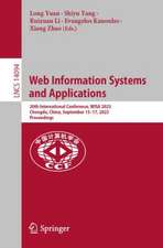 Web Information Systems and Applications: 20th International Conference, WISA 2023, Chengdu, China, September 15–17, 2023, Proceedings