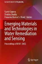 Emerging Materials and Technologies in Water Remediation and Sensing